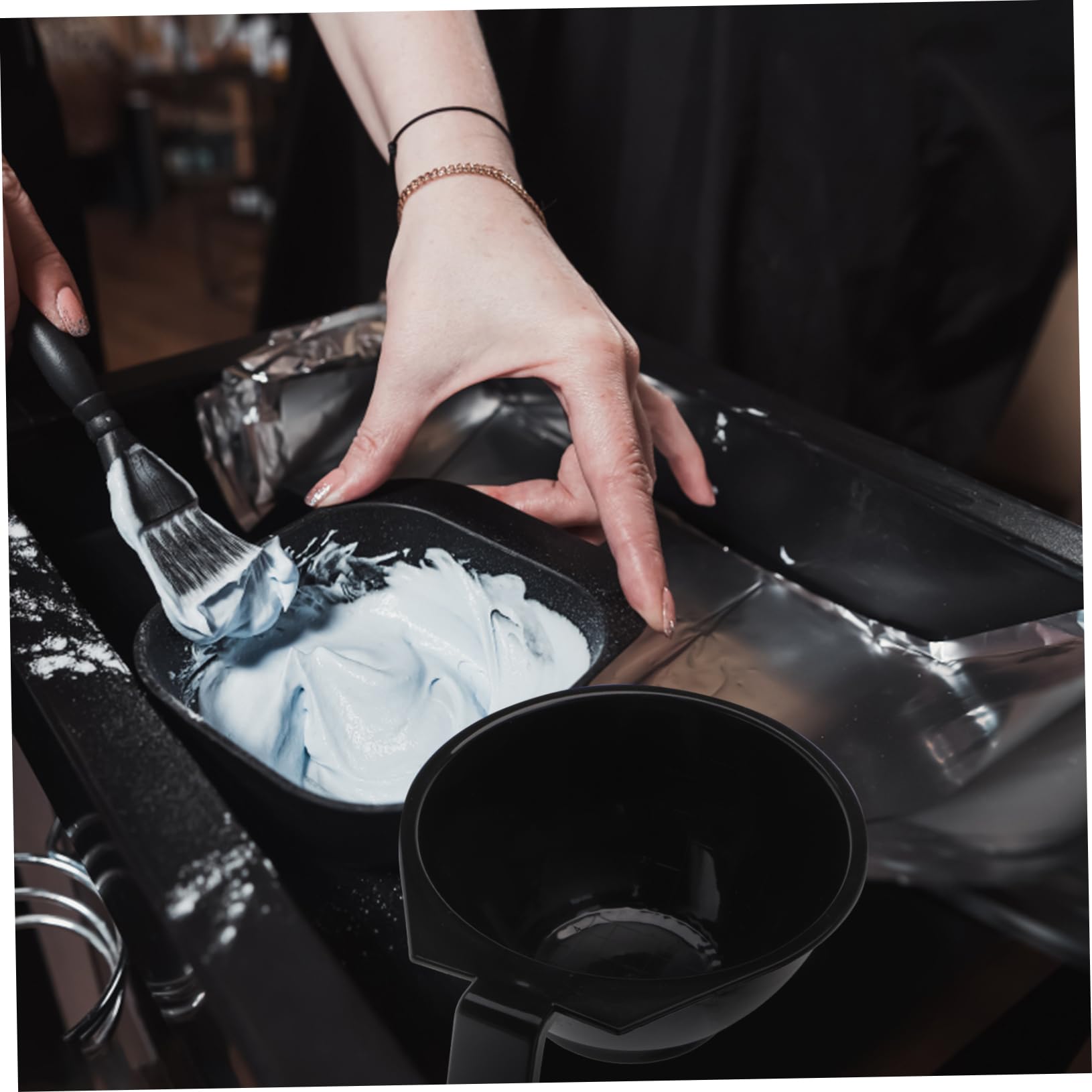 25stücke Haarfärbe-schalen Aus Stabilem Plastik Farbmischschalen Für Professionelle Und Private Anwendung Für Haarfärbung Langlebig Und Praktisch