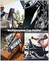 Vista 8 de APPS2Car Soporte para tablet para automóvil, soporte para tableta para camión, soporte de automóvil para iPad de altura ajustable con abrazadera