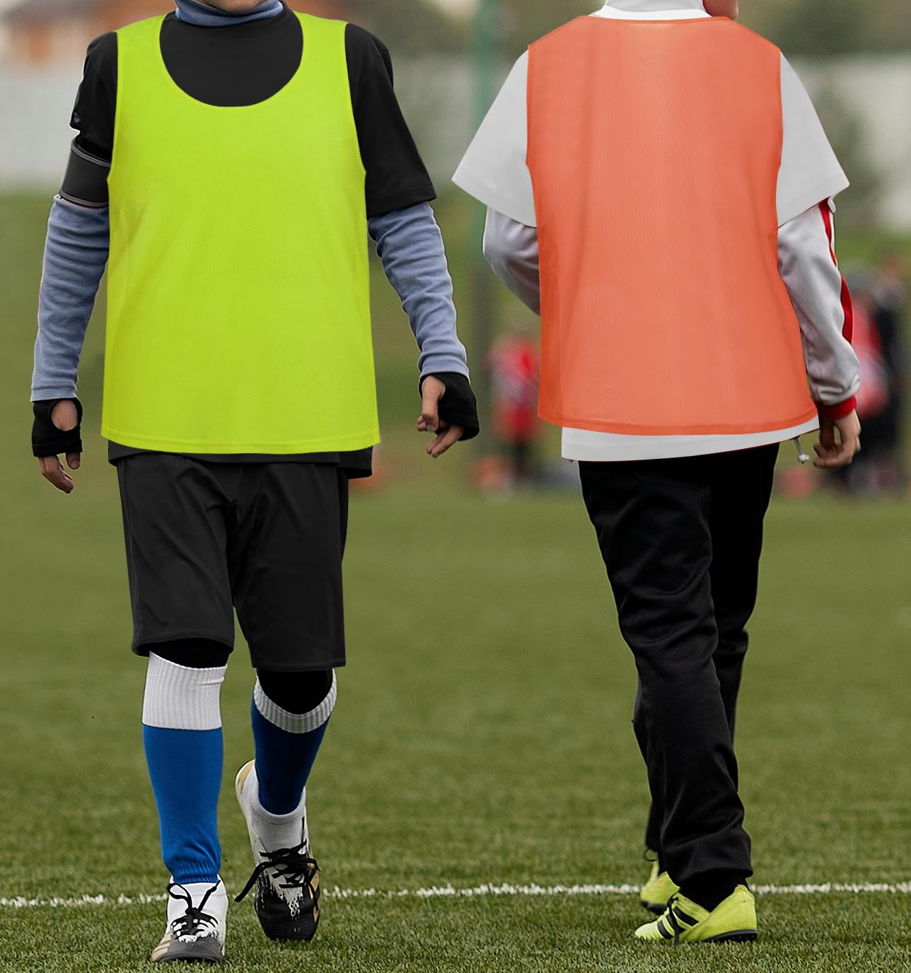 Soccer Pennies - Chalecos de práctica de equipo para deportes, camiseta de práctica de fútbol para niños, adolescentes y adultos, juego de 12