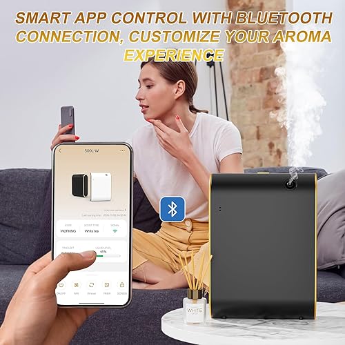 Miniatura 4 de Máquina de aire inteligente de aroma para el hogar, difusor de colección de hotel de 1500 pies cuadrados con tecnología de aire frío, fragancia para