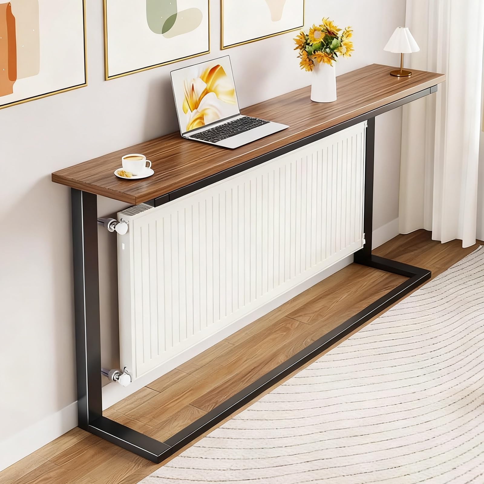 Étagère supérieure de radiateur gain de place pour optimiser les espaces étroits