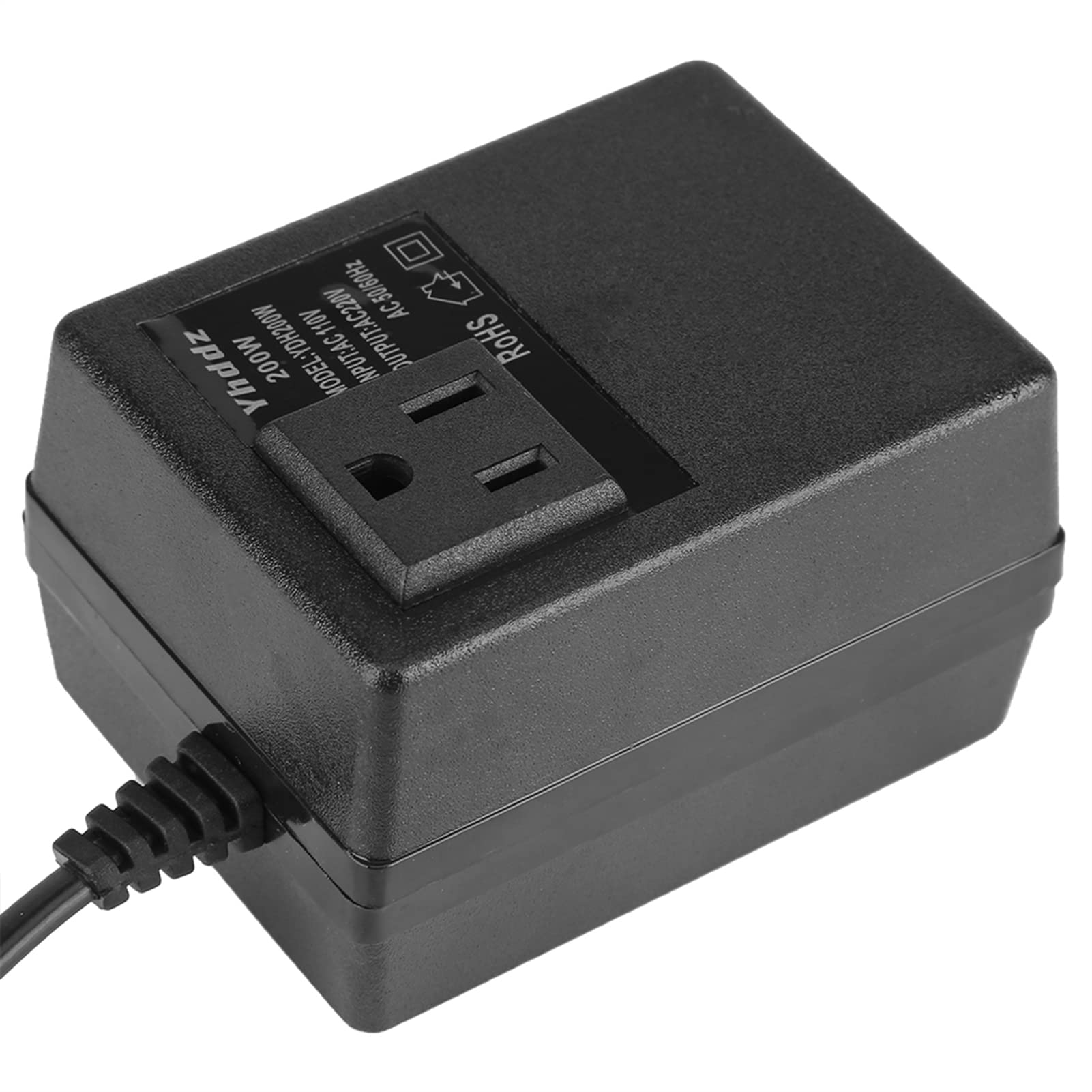 Adapter podróżny konwerter napięcia 200 W, konwerter mocy konwerter napięcia 110V do 220V, wtyczka amerykańska do zasilacza EU/UK/AU/Asia 220/