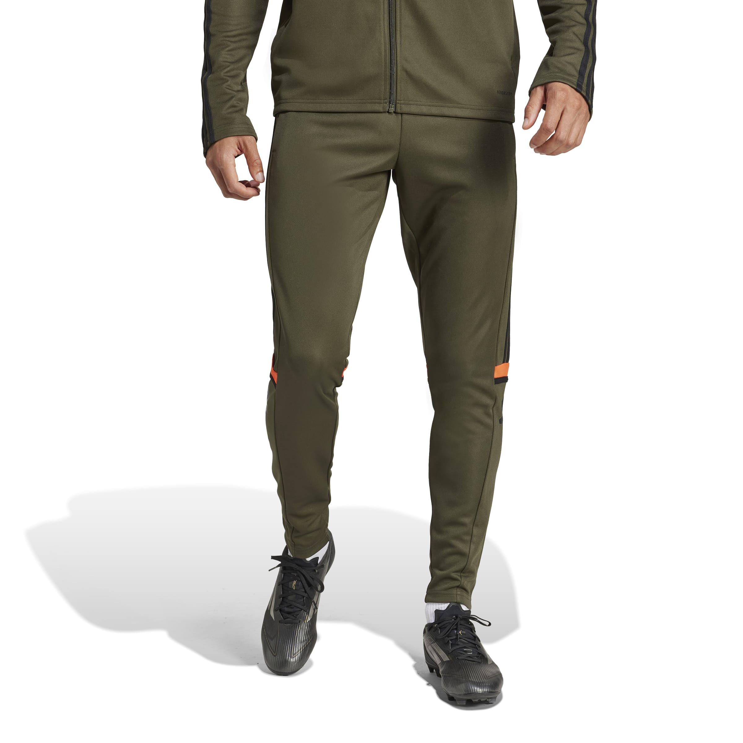 Adidas Herren SQUADRA25 Training Pant, Night Cargo/Black/Semi Impact Orange, L