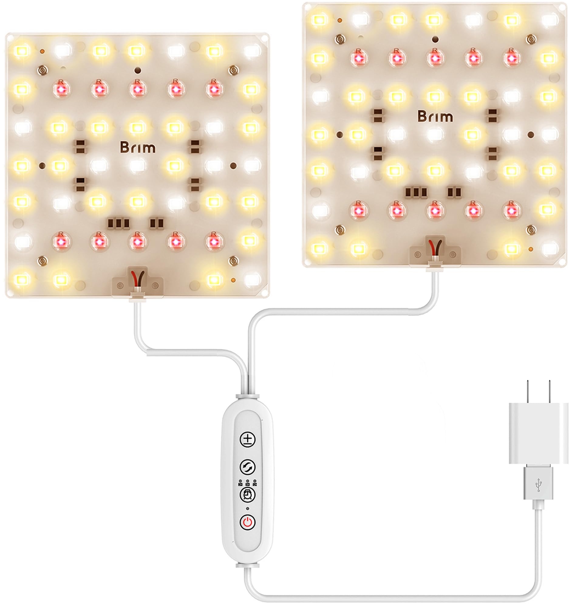 Amazon.co.jp: 【公式】BRIM(ブリム) PANEL DUO 植物育成ライト LED