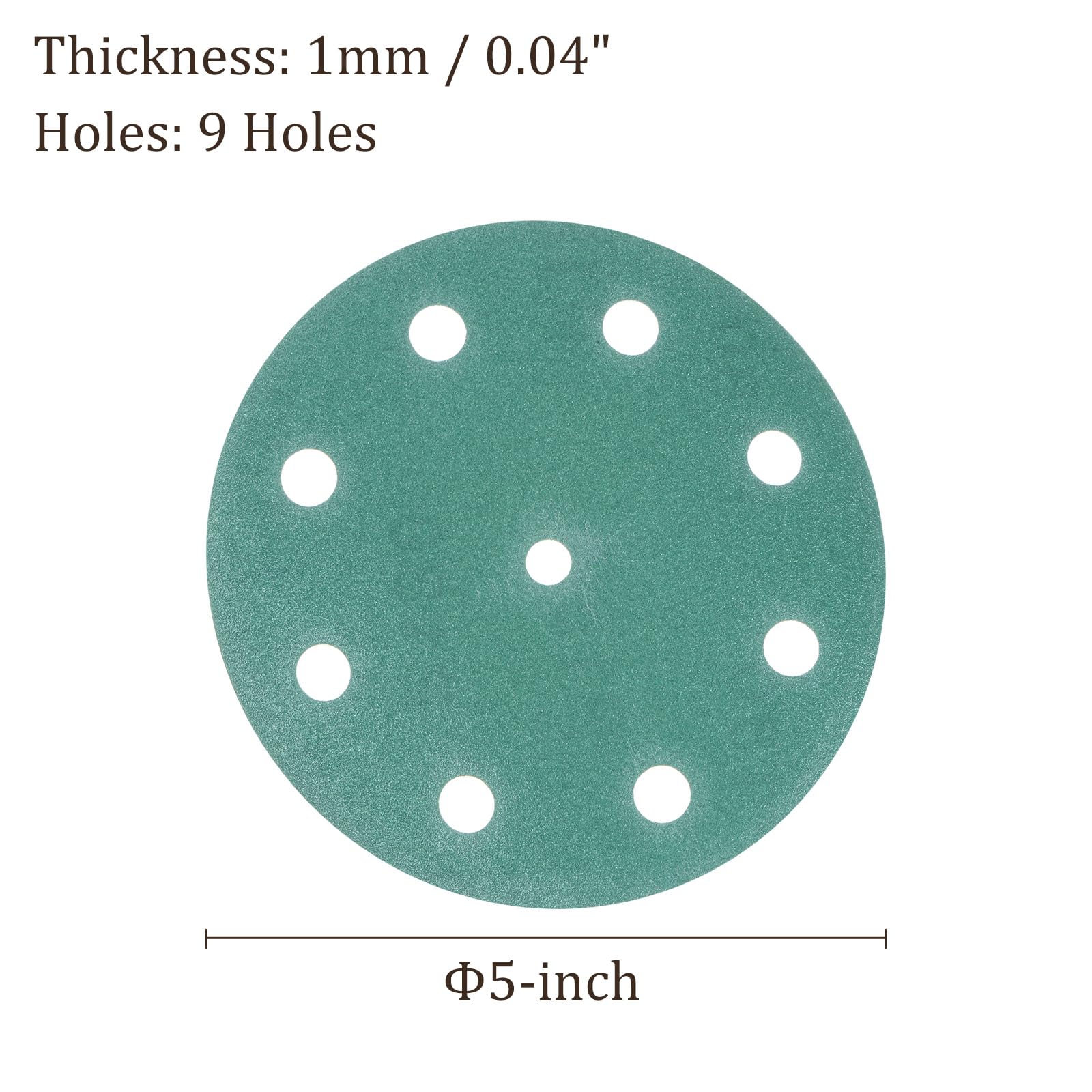 Kozelo 25pcs Green Film Sanding Discs - Image 3