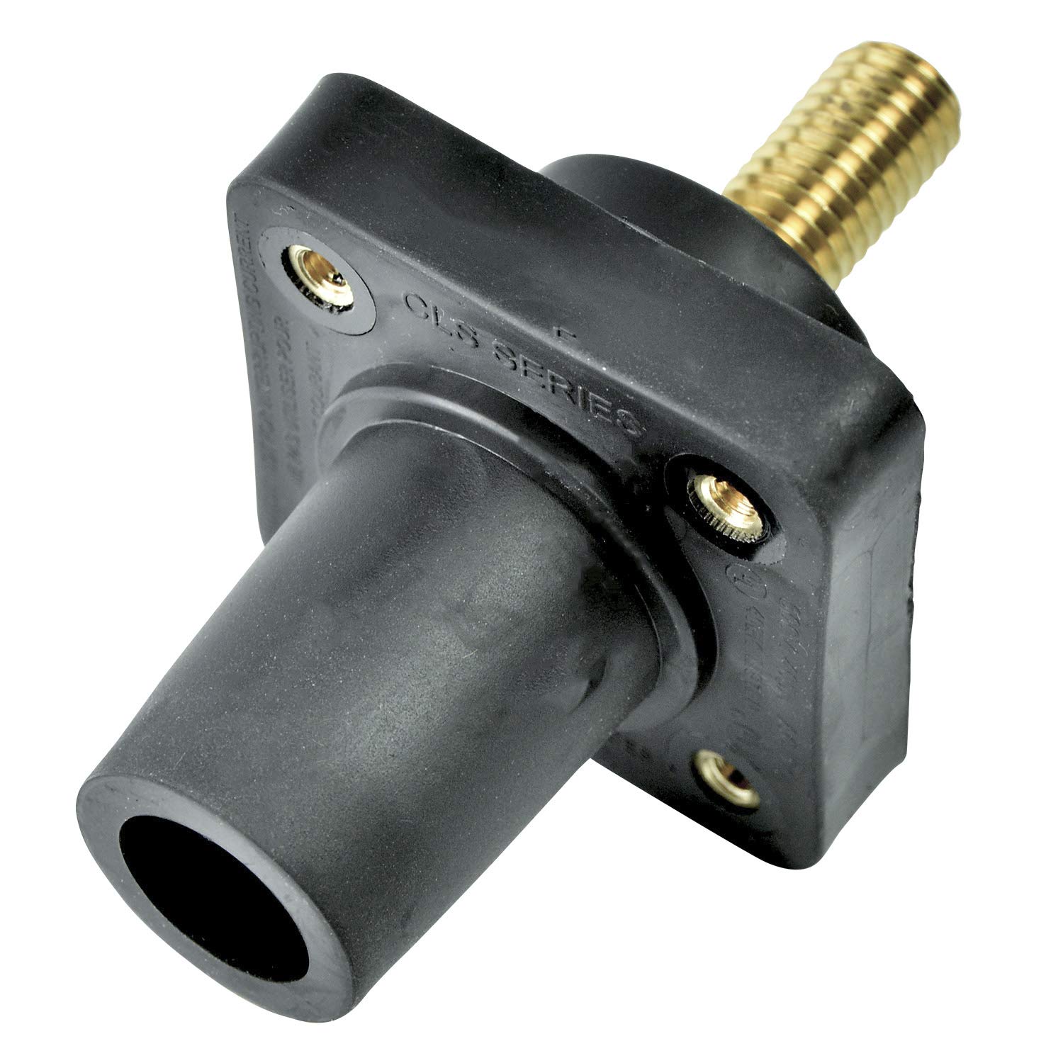 Marinco Power Products CLS40FRSB-A Cls 16 Series Panel Mount (400A/ 600V) 1.125 Threaded Stud; Female - Black (A)