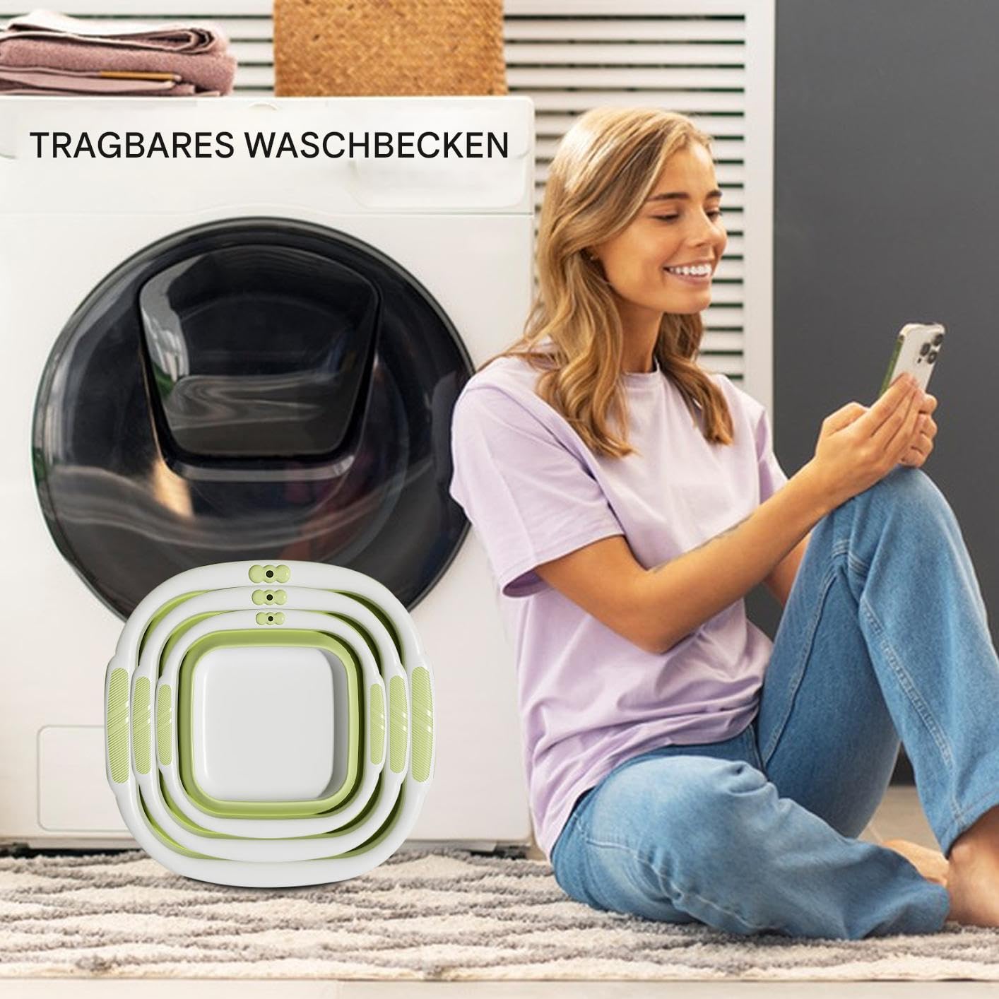 Faltbare Waschschüssel Multifunktionale Spülwanne Für Wäsche, Und