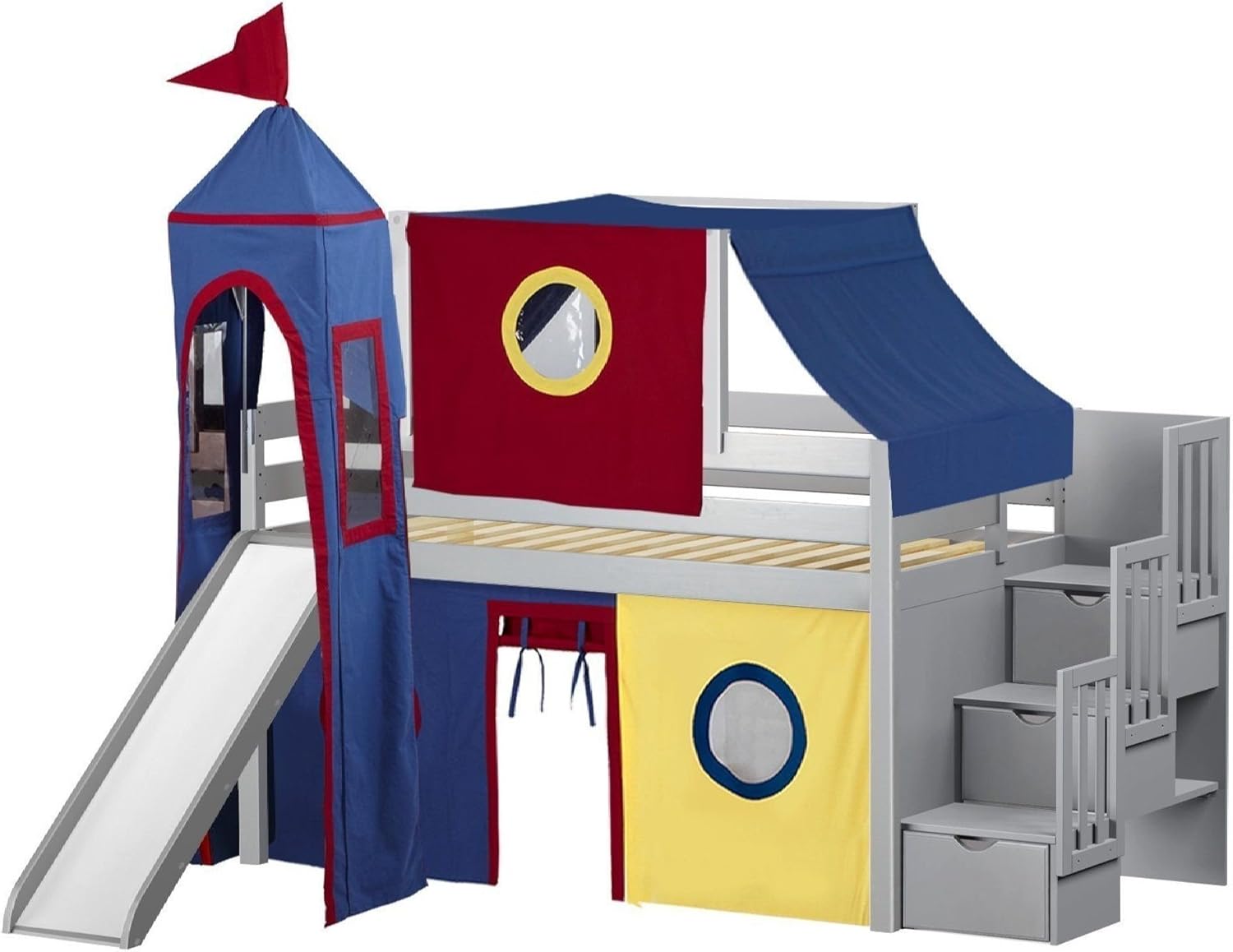 jackpot castle low loft bed
