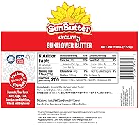 Vista 2 de Sunbutter El girasol cremoso esparce los envases libres del alérgeno dos cinco libras del cacahuete