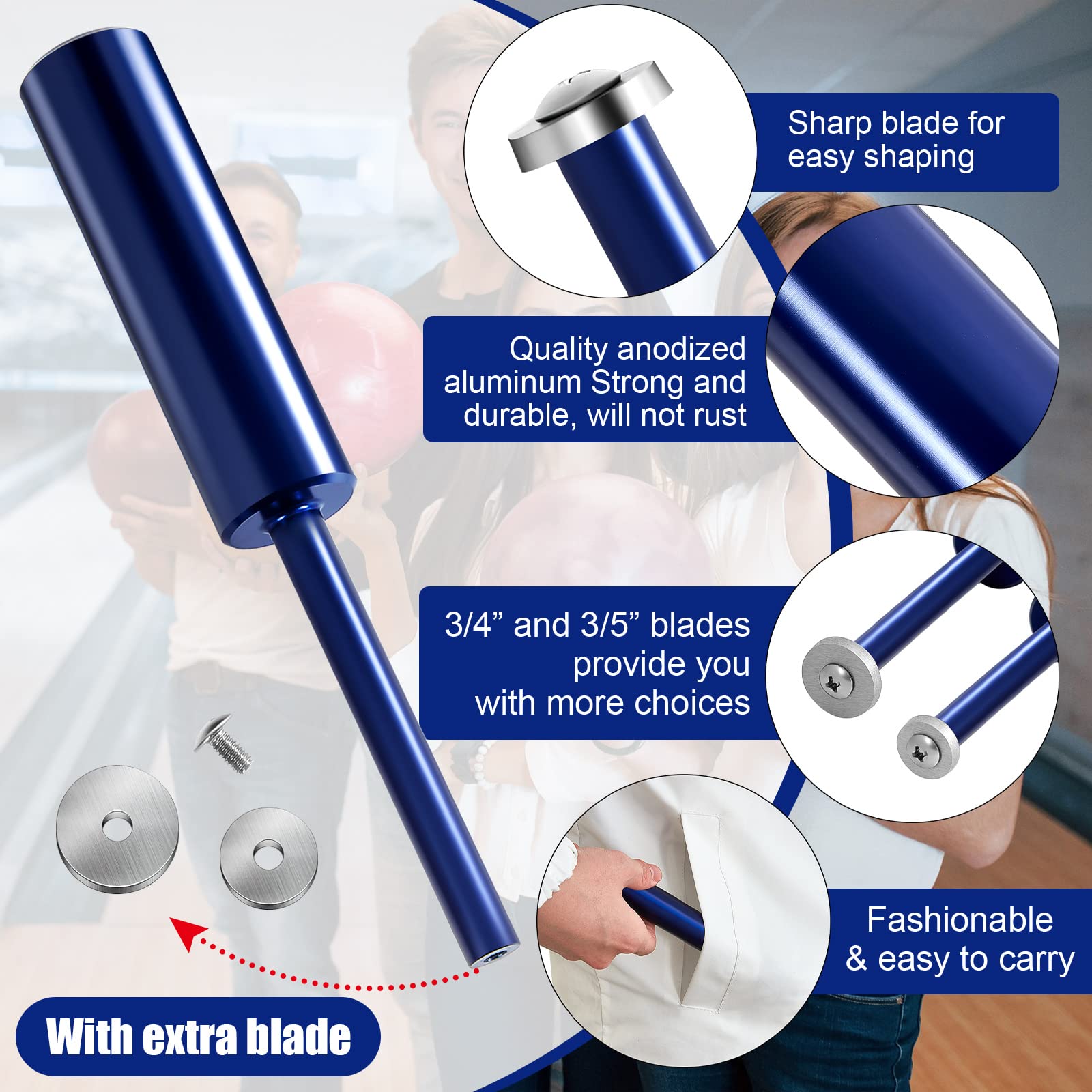 Amazon.com : Hungdao 3 Pcs Bowling Ball Workout Tool Tape Removal