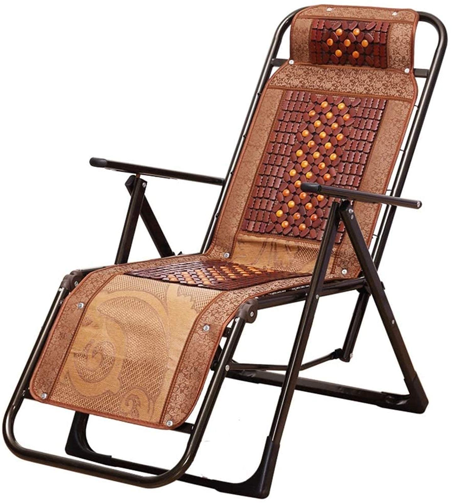 Chaises inclinables reglables pliantes pour soulager le dos et profiter du soleil sur la pelouse