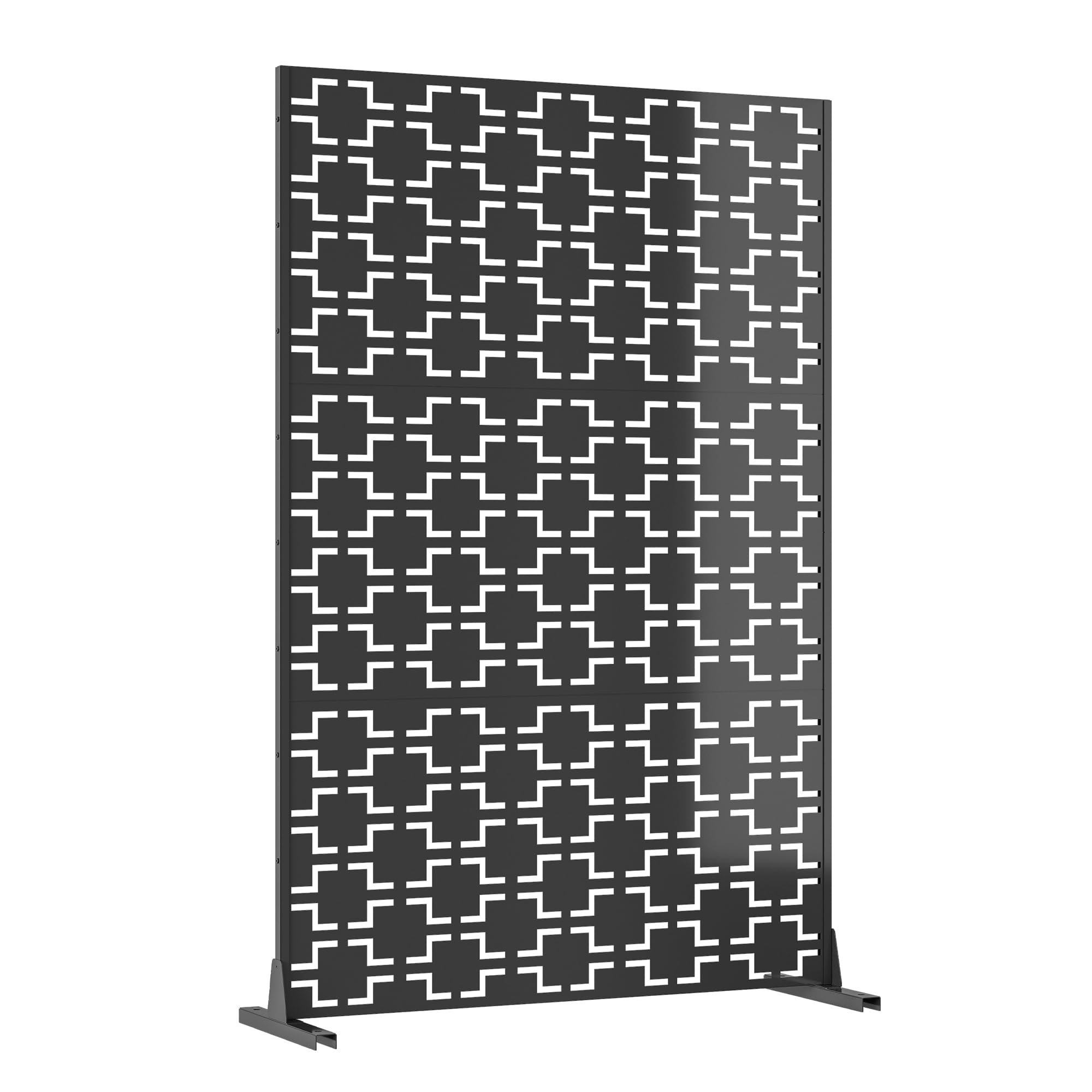 Garvee Panneau Brise Vue-Acier galvanisé-Design géométrique ajouré-Moderne