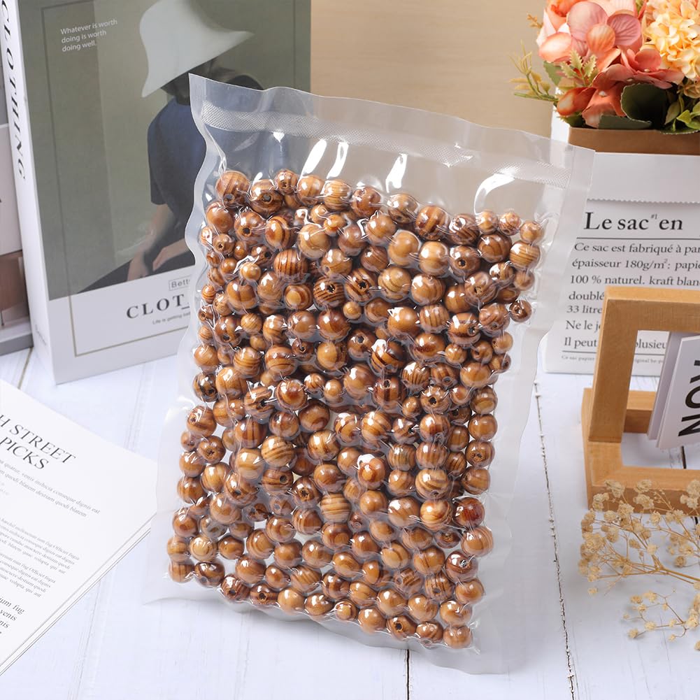 Houten Kralen Mix - Basis Kleuren - Feeërieke