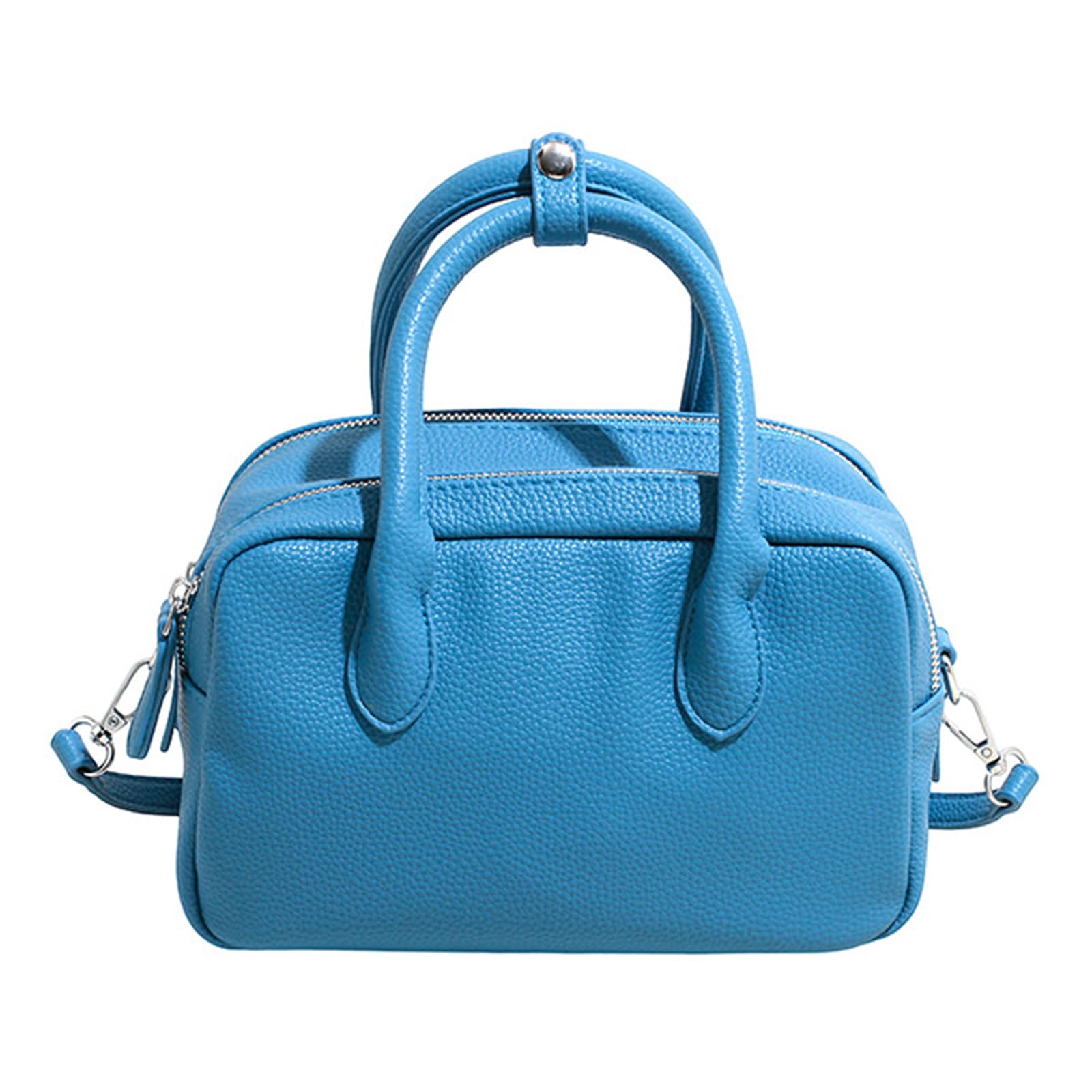 BWANGIAO Women Satchel Purses and Leather Barrels Bag Top Handle Shoulder Purse with Strap Crossbody Bags