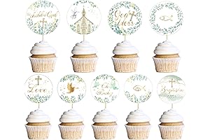 First Communion Cupcake Toppers