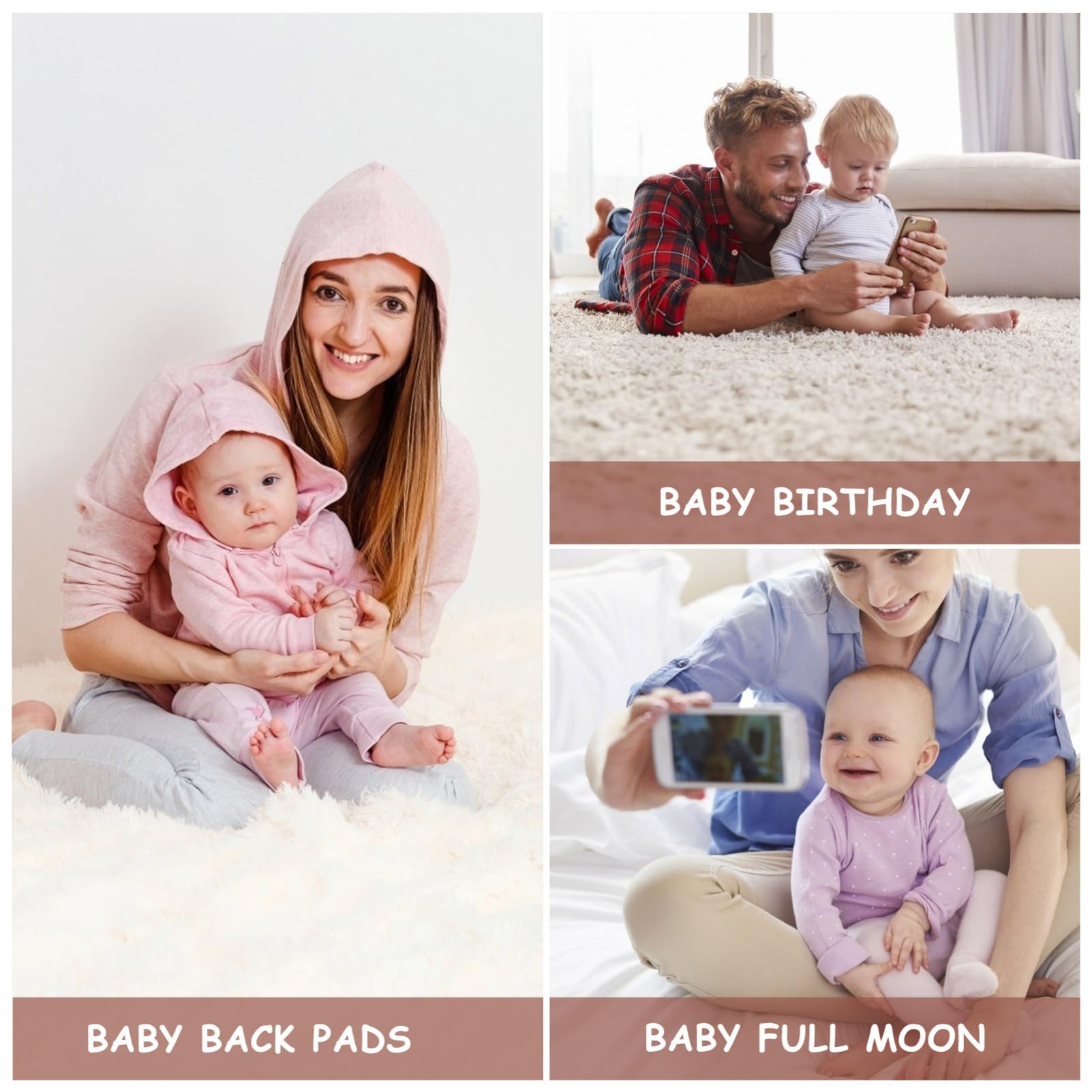 CALLARON Hut Babykleidung -Outfit Motorhaube Neugeborenes Gestrickte Weihnachtsmütze -urlaubsmütze Urlaubsstrickmützen Weihnachtslanger Häkeln Zopfhaube Babys Rot Garn