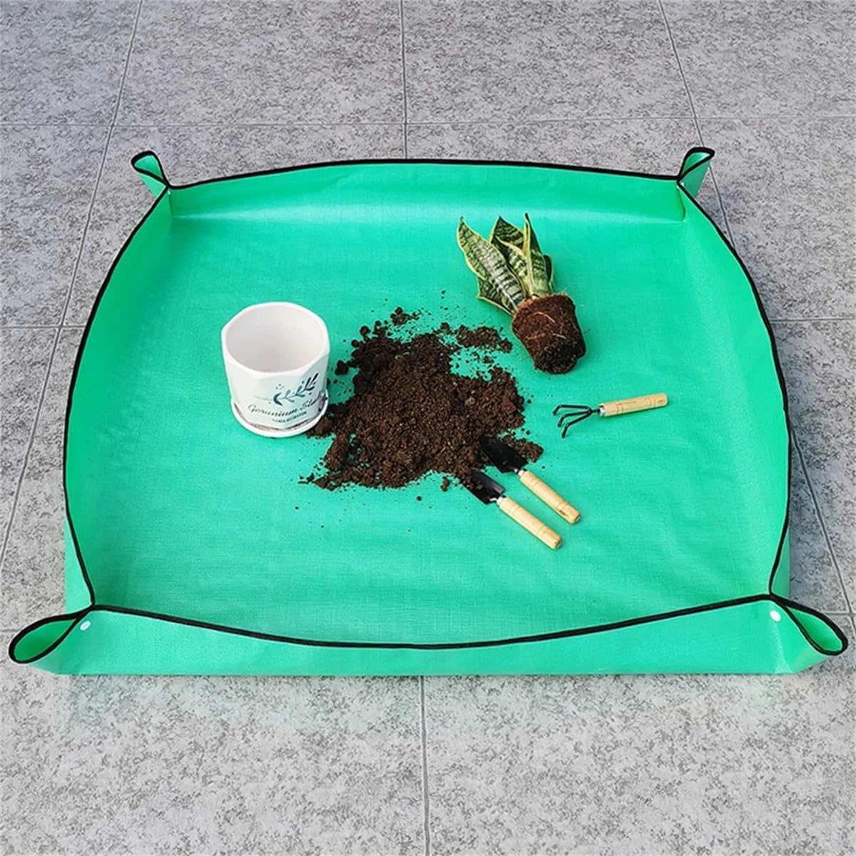 Plant Warm Mat Gardening Floor Mat Changing Soil Mat Waterproof Thickening Changing Pot Planting Flower Mat Gardening Tools Seedling Heat Mat(Blue,100x100cm)