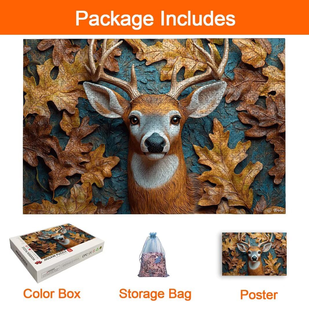Puzzle 3000 Teile, REH Puzzle Erwachsene, Holzpuzzle für Geschenke -8596