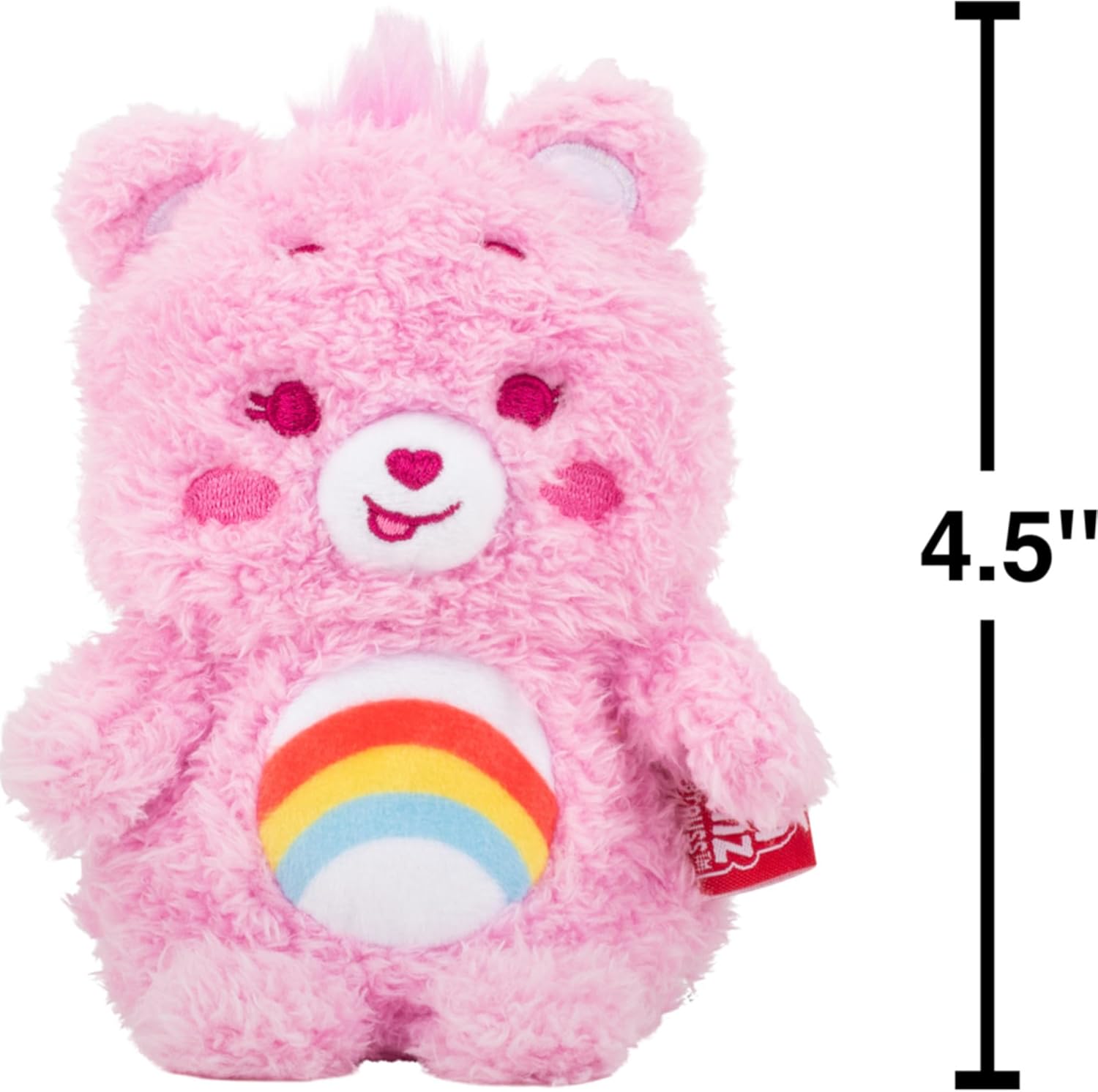 BumBumz 4.5-inch Care Bears 4-Pack - Cheer Bear, Funshine Bear, Share Bear, Grumpy Bear - from The Makers of Original Squishmallows - Ages 3+