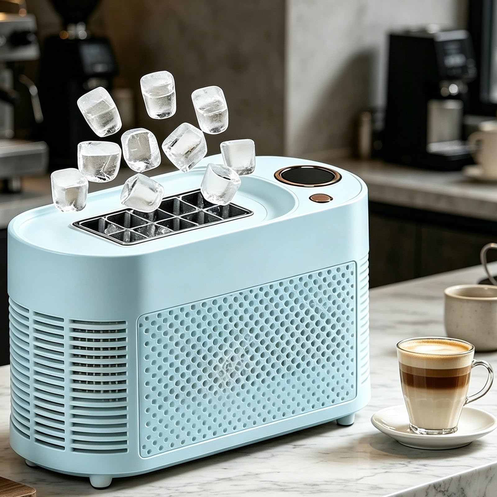 Machine à glaçons idéale pour les réceptions et les soirées d'été en intérieur