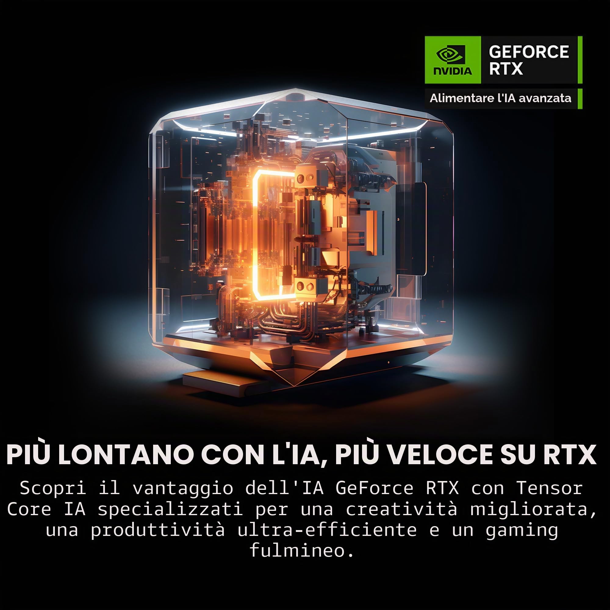 MSI Aegis R2 AI Gaming Desktop: Intel Ultra 9 285, Geforce RTX 5070Ti, 32GB DDR5, 2TB M.2 NVMe SSD, raffreddamento ad aria, USB Type-C, pronto per VR, finestra 11 Inizio: C2NVR9-1452US