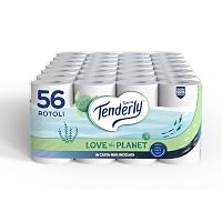 Tenderly Love the Planet, 56 Rotoli di Carta Igienica (14 conf. da 4 rotoli)