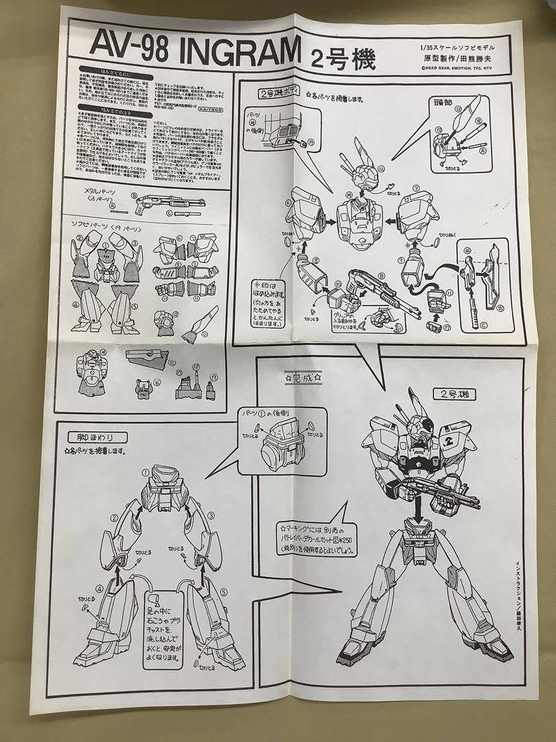 Amazon.co.jp: 海洋堂 1/35 パトレイバー AV-98イングラム2号機