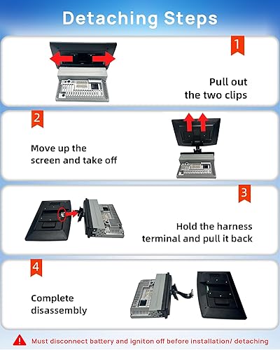 Miniatura 9 de Estéreo inalámbrico de doble DIN de 10 pulgadas para Apple CarPlay y Android Auto, QLED con pantalla táctil flotante con YouTube, Netflix, TikTok,