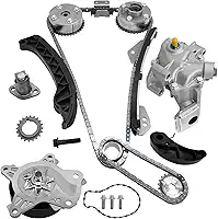13070-0T010 Kit de corrente de distribuição VVT bomba de água bomba de óleo para Toyota Corolla 1.8L 2009-2015, Matrix 1.8 2009-2013, Scion Xd 1.8L 2012-2014, para Pontiac Vibe 1.8 2009 2010