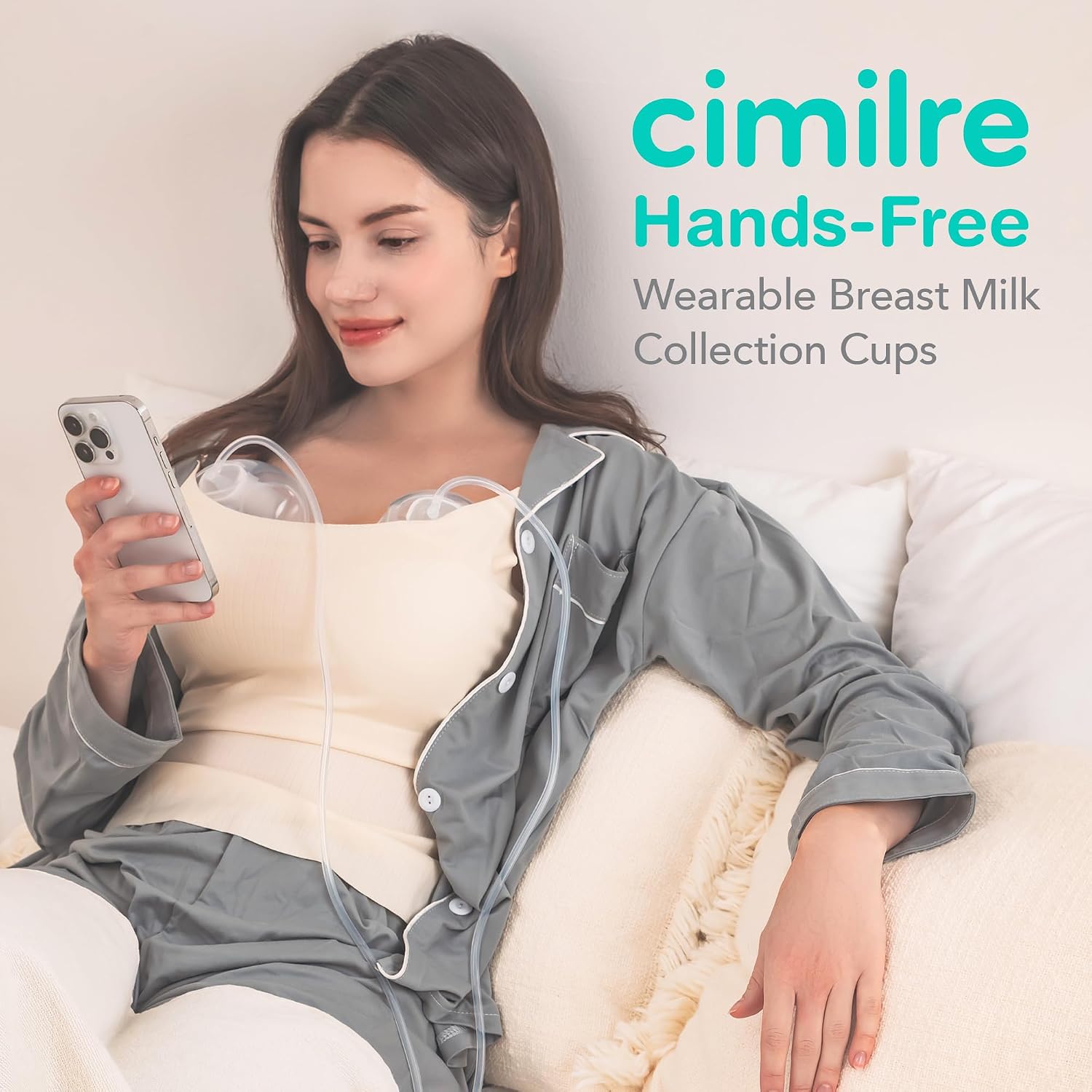 Hands‑Free Milk Collection Cups – Wearable Breast Milk Collection Cups with Flanges & Inserts – Storage Collector for Pumping & Breastfeeding – BPA/BPS/Phthalate Free