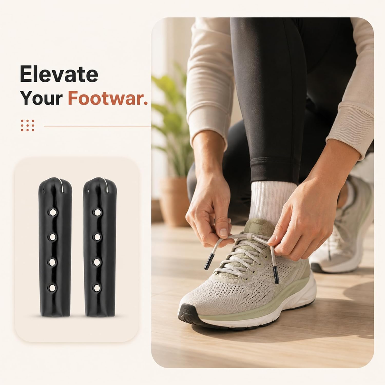 Skrfren 24 PCS Metal Aglets for Shoelaces, Shoe Lace Ends Tips Caps DIY Shoelaces Repair Shoe Lace Tips Replacement End for Canvas Sneakers Hoodies DIY Shoelace Repair