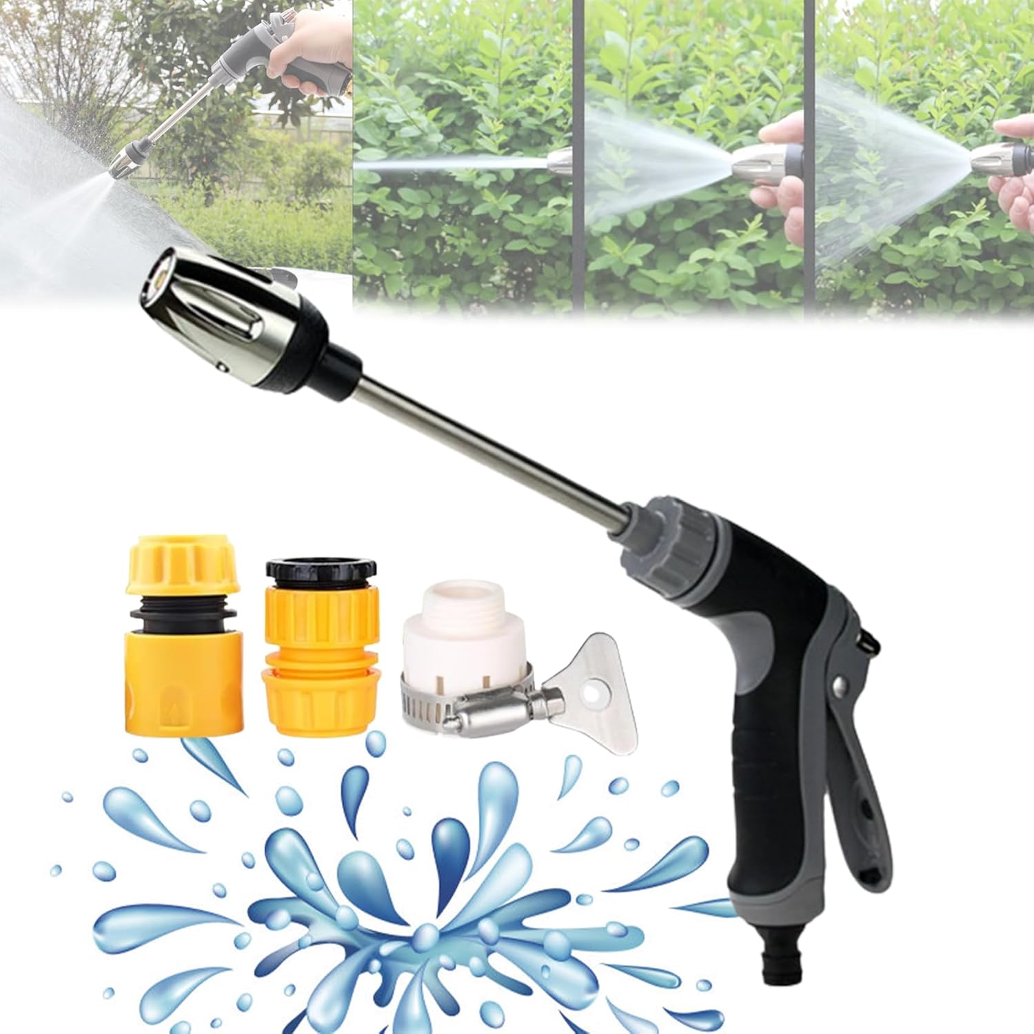 Turbo Washer pour tuyau d'arrosage, pulvérisateur de jardin, pistolet