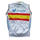 SGCIKER 2022 Mens World Tour Team Jumbo Visma Cycling WindVest,Windbreaker Bike Gilet Windproof MTB Sleeveless Clothing (M)