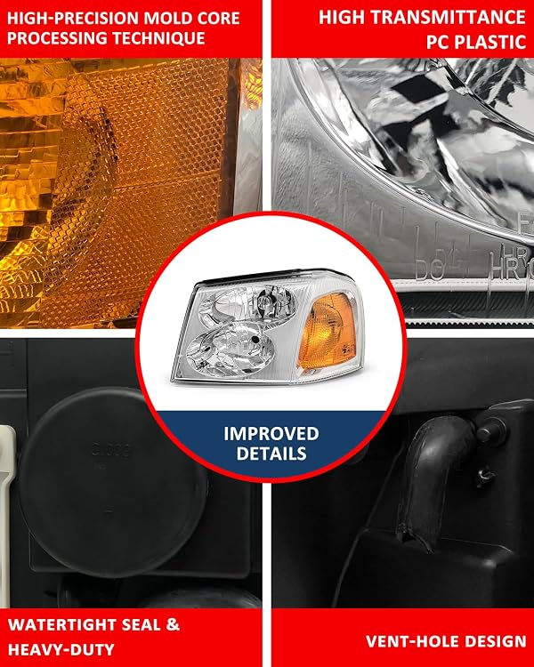 ADCARLIGHTS for 2002-2009 GMC Envoy Halogen Headlight W/O Bulbs by ADCARLIGHTS - Used condition - Image 6