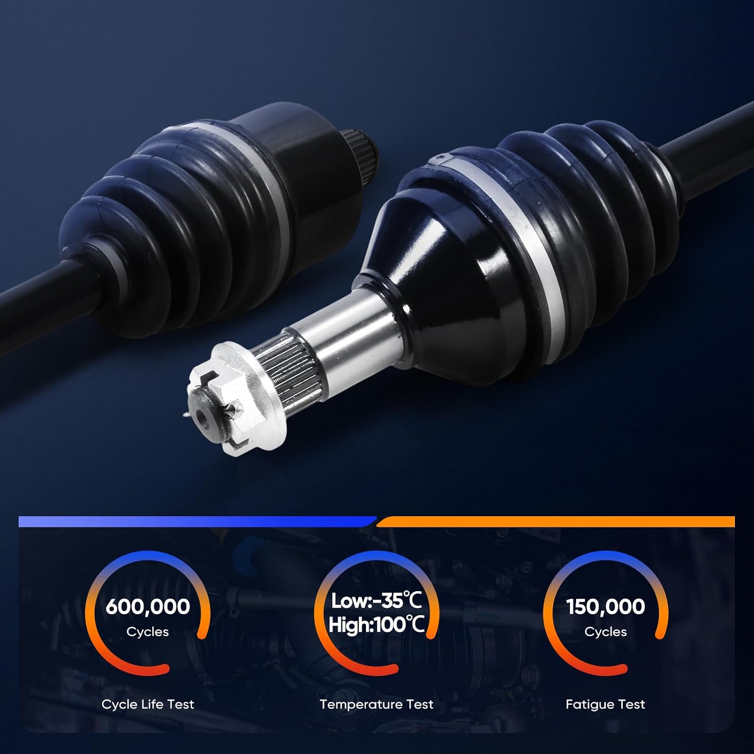 ECCPP CV Axle Drive Shaft Assembly fit 2014-2018 for Arctic Wildcat Trail 700 Rear Left Right 2502-349 1502-955