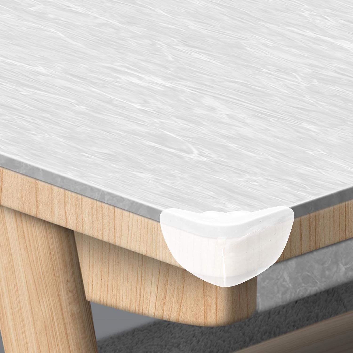 Furniture Corner Protectors, 4pcs Safety Corner Guards Cushion Buffer, Soft Bumpers for Table Edges, Childproof Edge Guards for Home Furniture