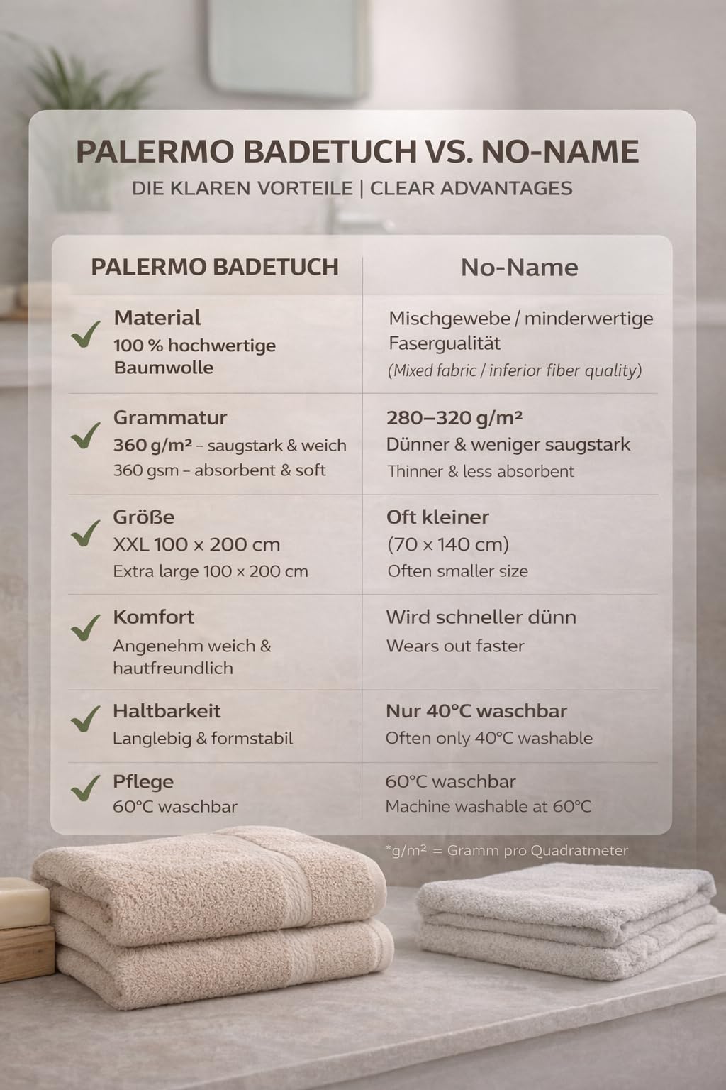 Betz Toalla de baño XXL Palermo 100% algodón 100x200 cm Color Gris Piedra