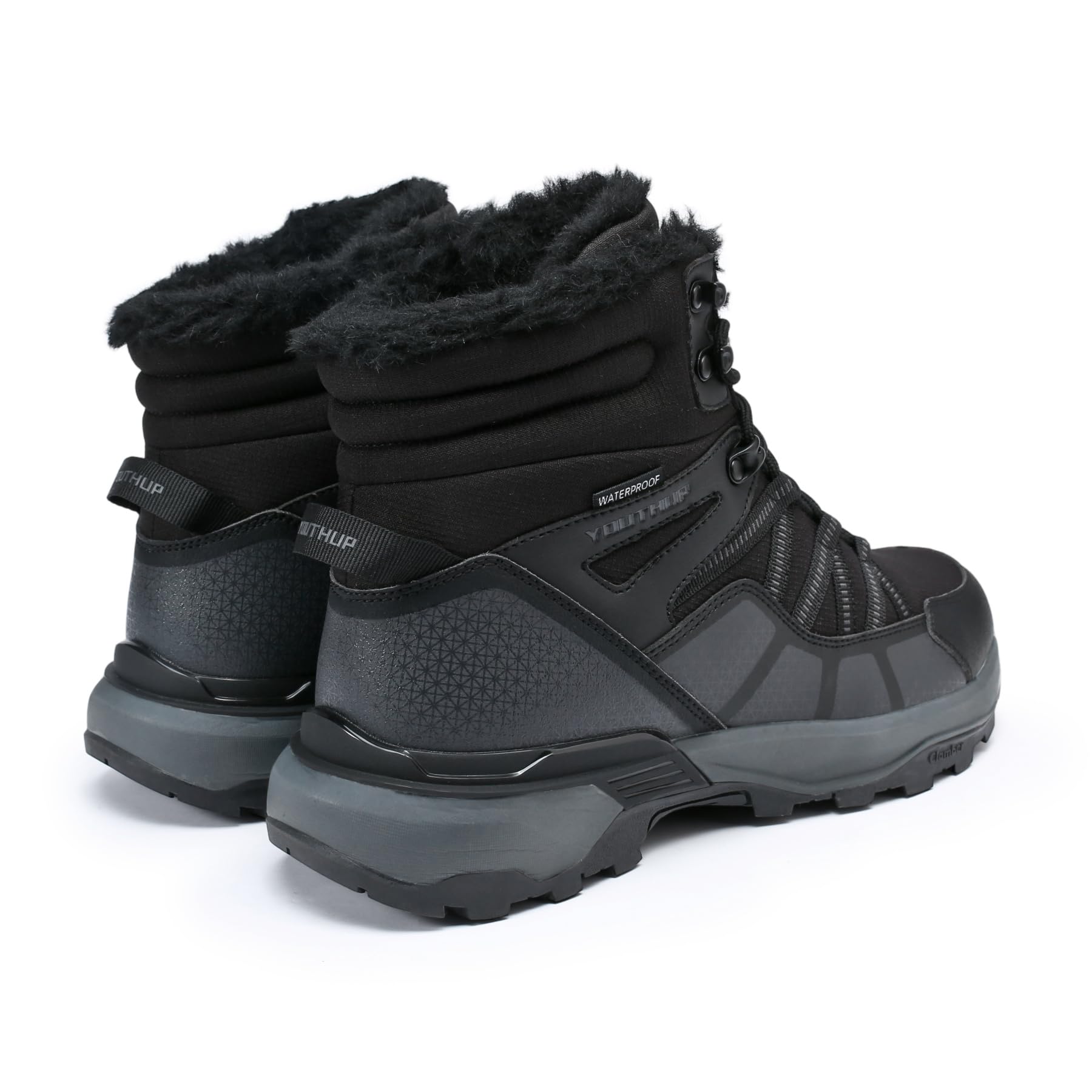 YOUTHUP bottes neige homme Antidérapantes bottes randonnée hiver