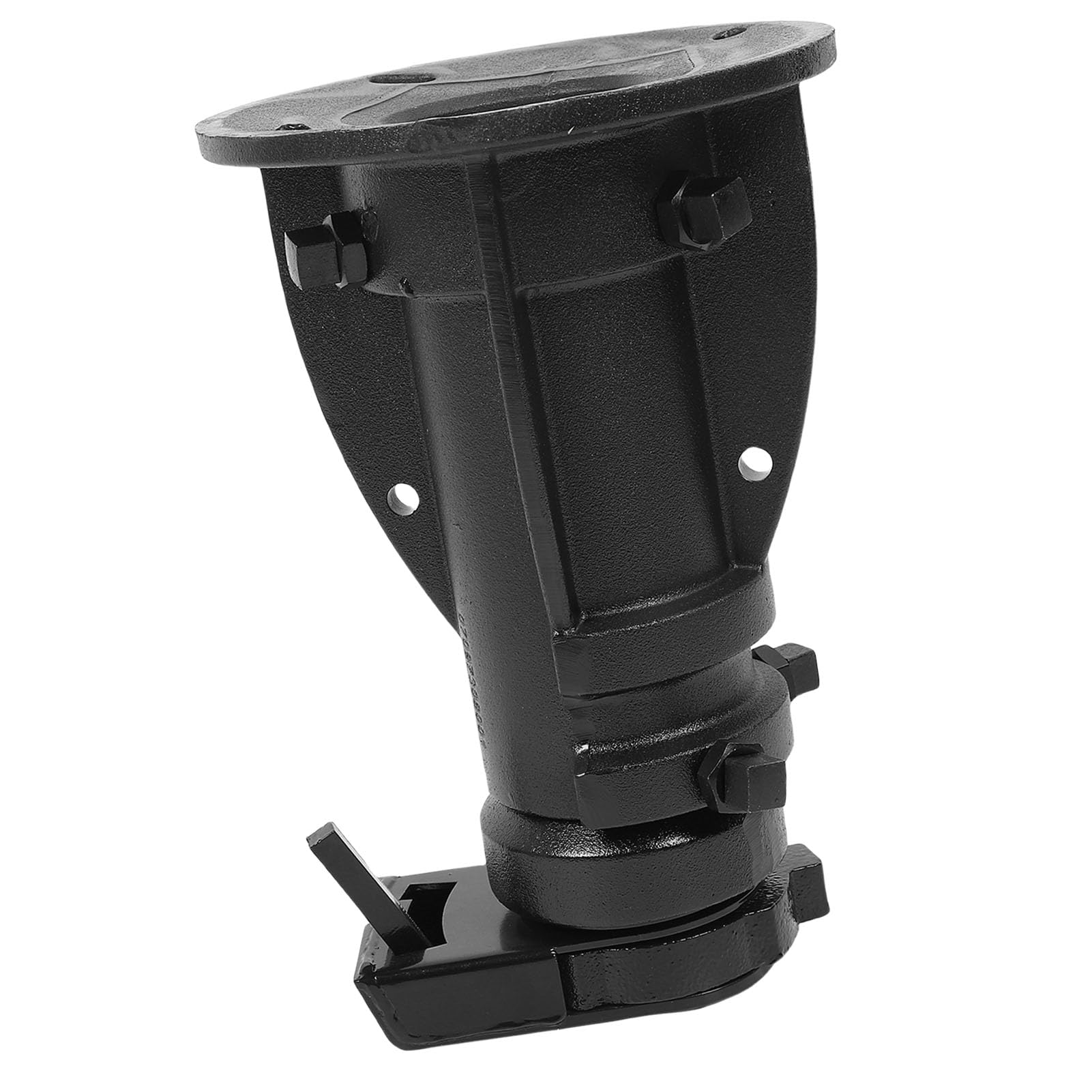 RiToEasysports Regulowany Adapter Siodła na Gęsiej Szyi, Siodło z amortyzacją ze Stali Stopowej na Adapter Gęsiej Szyi, wysokość od 12 do 16 Cali, 20000 Funtów, do Przyczepy Kempingowej RV