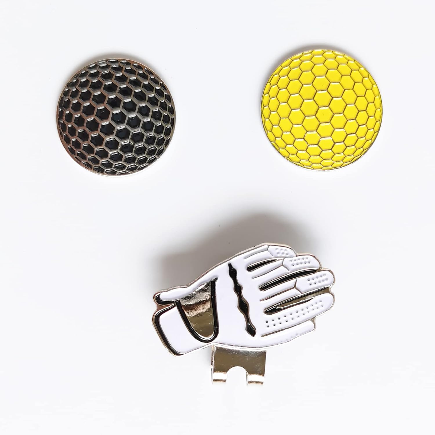review Eshan Magnetic Golf Ball Markers and Novelty Hat Clip Set Flower Glove Hat Shape Clip Golf Bag Accessories Court Gift for Men Women Golfer