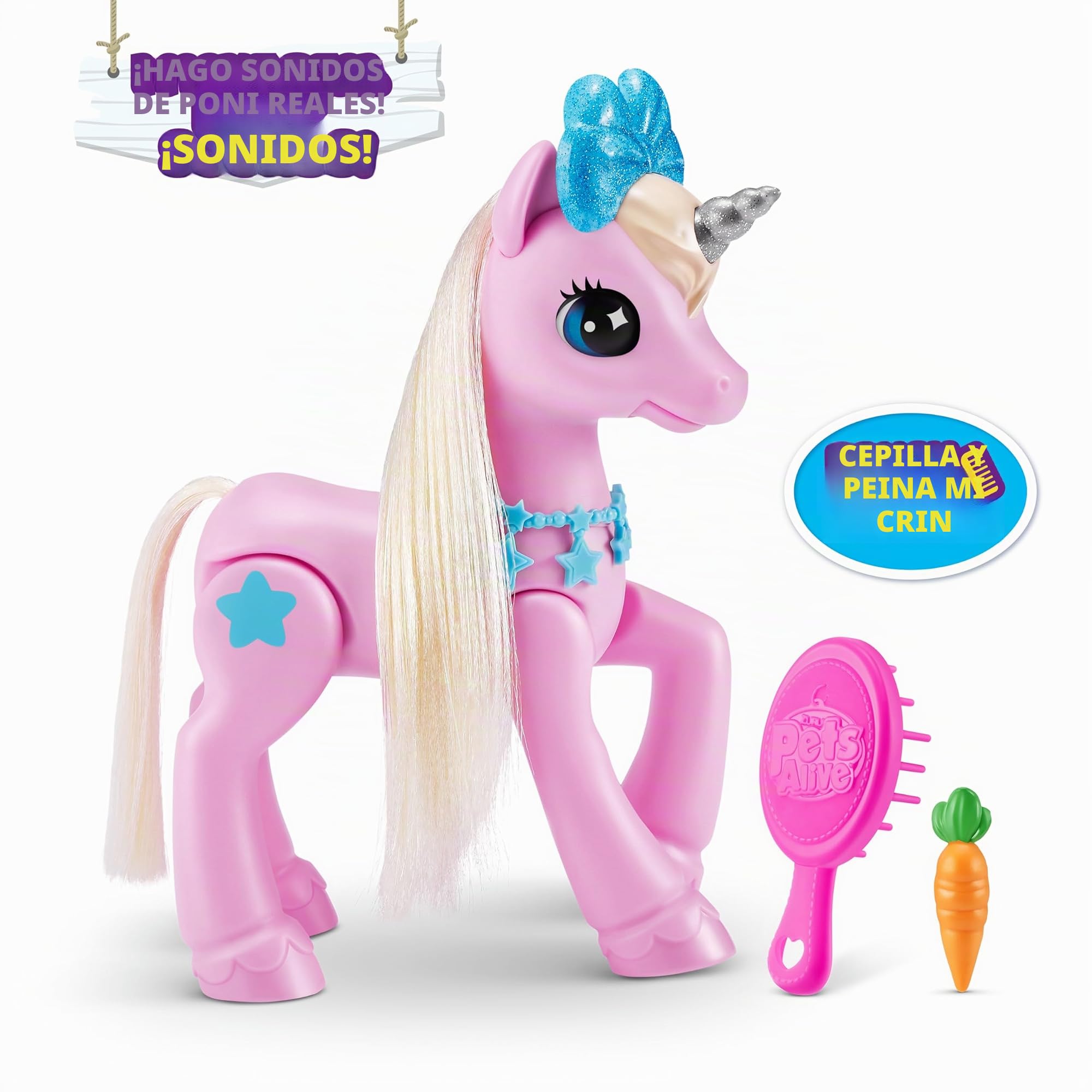 Pets Alive My Magical Unicorn and Stable Battery Powered Interactive Robotic Toy Playset by ZURU