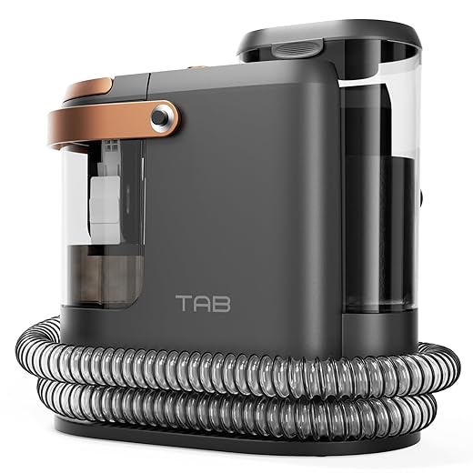 TAB Carpet Cleaner Machine, FastHeating Portable Upholstery Spot Cleaner Machine, 2023 Upgrade 14KPa Stain Remover Deep Cleaner for Pets,Stairs,Car Seat and Couch, Self-Cleaning, 140℉ Heat Wash, R6