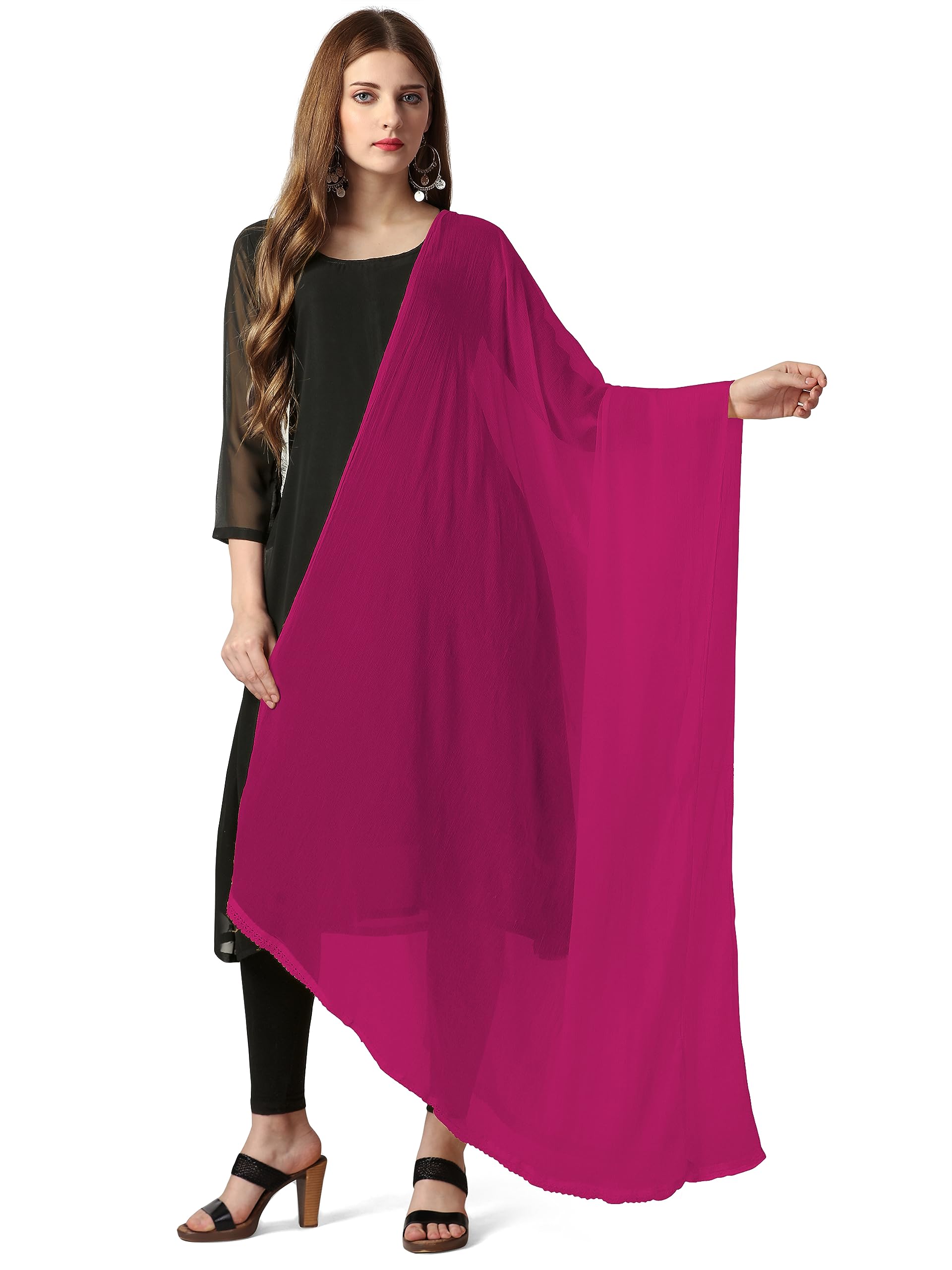mehrang Chiffon Regular Dupatta For Womens and Womens Scaff-picture-20