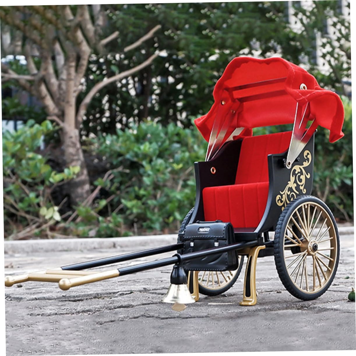 Amazon.co.jp: GOOHOCHY レトロ オーナメント 人力車 模型 友達