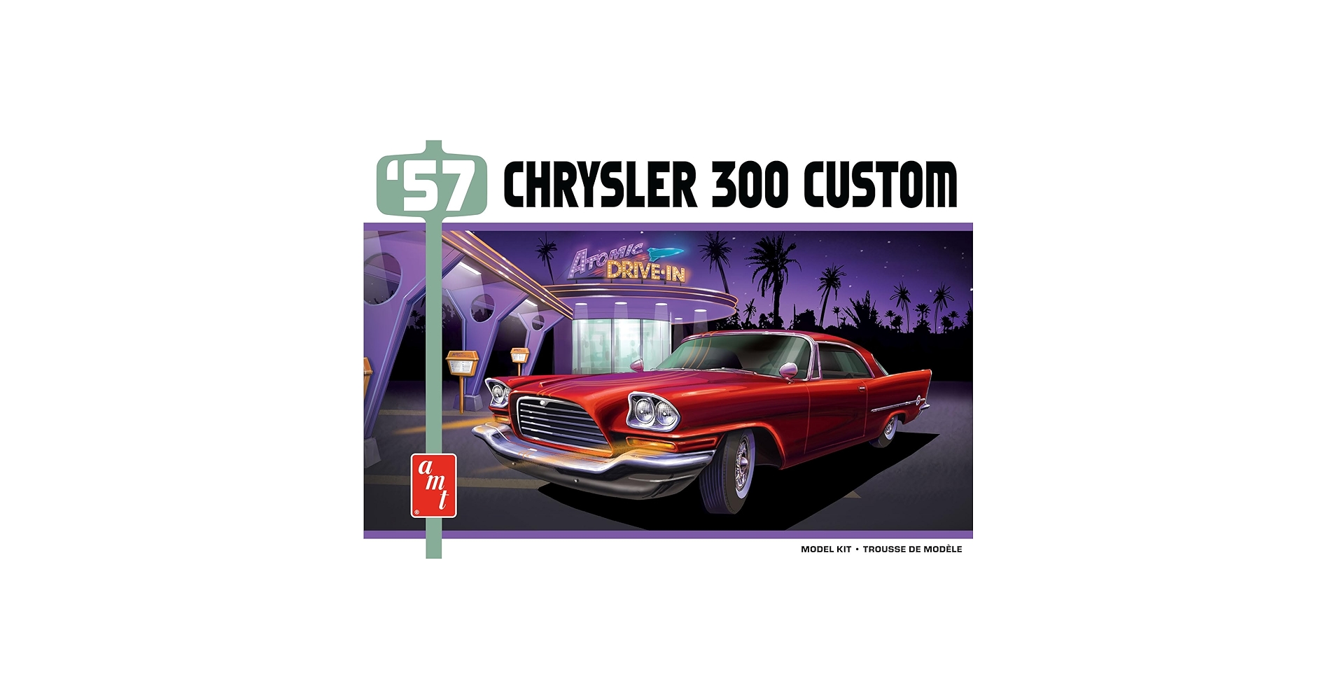 Amazon.com: AMT 1957 Chrysler 300 Custom Version 1:25 Scale