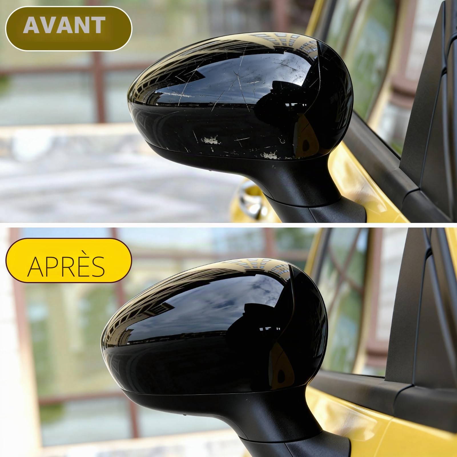 TTCR-II Coque Rétroviseur Compatible avec Fiat 500/Abarth 500/Grande Punto