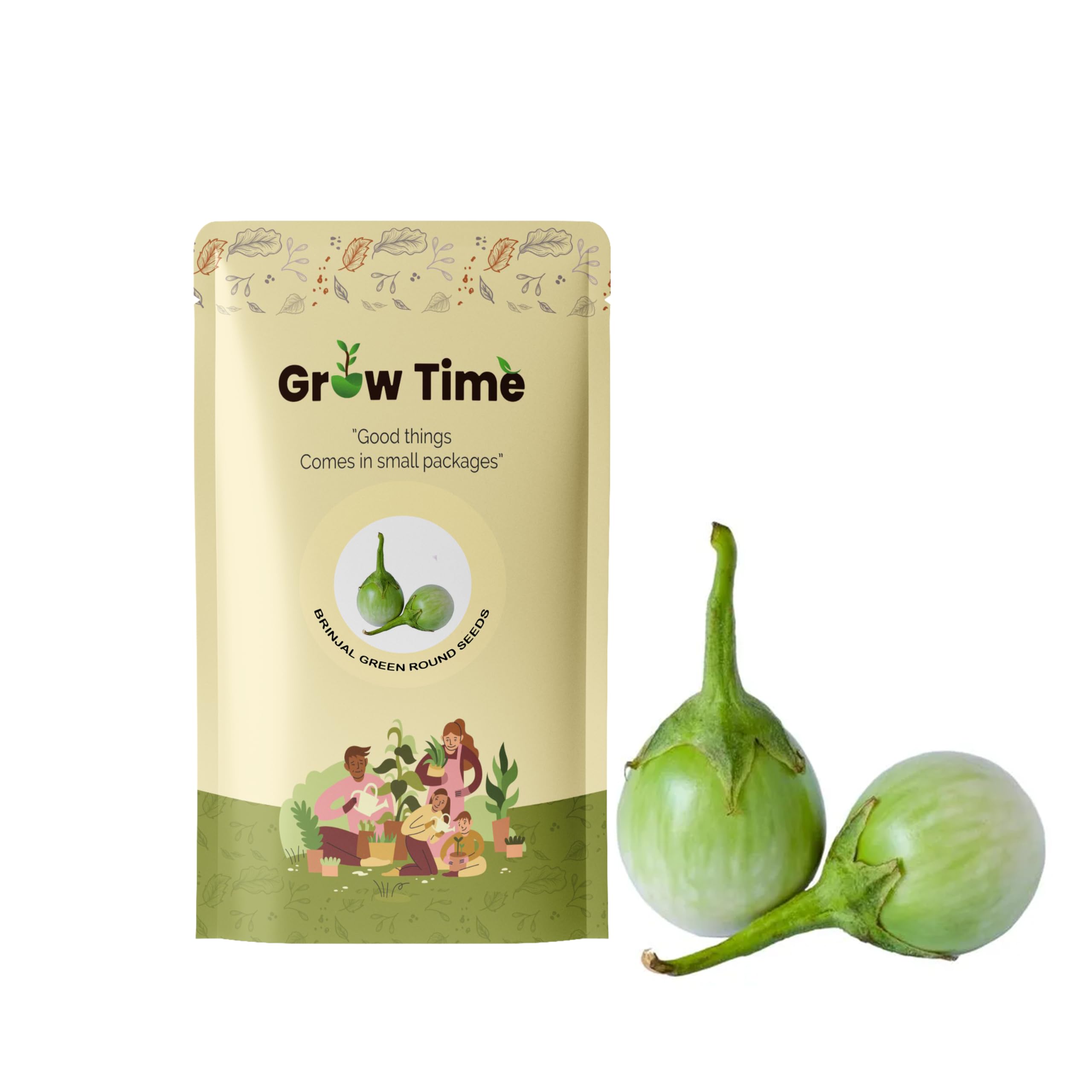 Growtime Brinjal Green Round Vegetable Seeds, Vegetable Seeds for Home Gardening, Vegetable Planting Seeds for Kitchen, Brinjal Green Round Seeds (Green, Pack of 2g) (B0CRQL84SV) Amazon Price History, Amazon Price Tracker