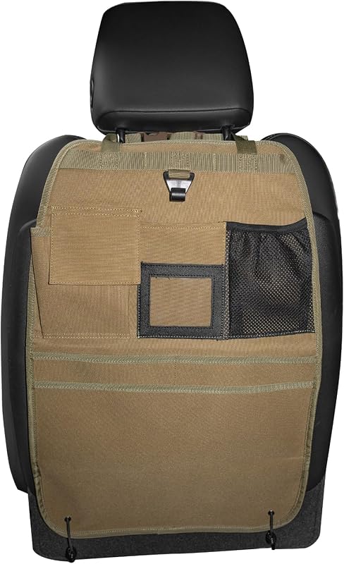 Organizador para Encosto de Banco Automotivo WTIVAZKW em Lona Marrom com 7 Compartimentos car bag-6