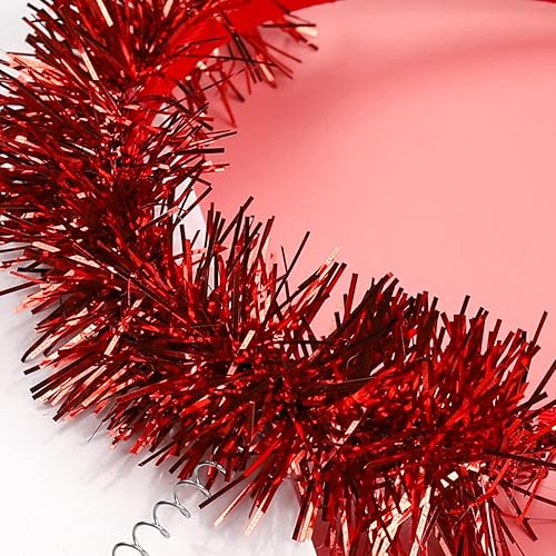 Miniatura 3 de XIELIME Diadema de corazón para el día de San Valentín diadema de lentejuelas rojas con forma de corazón accesorios para el cabello con temática de