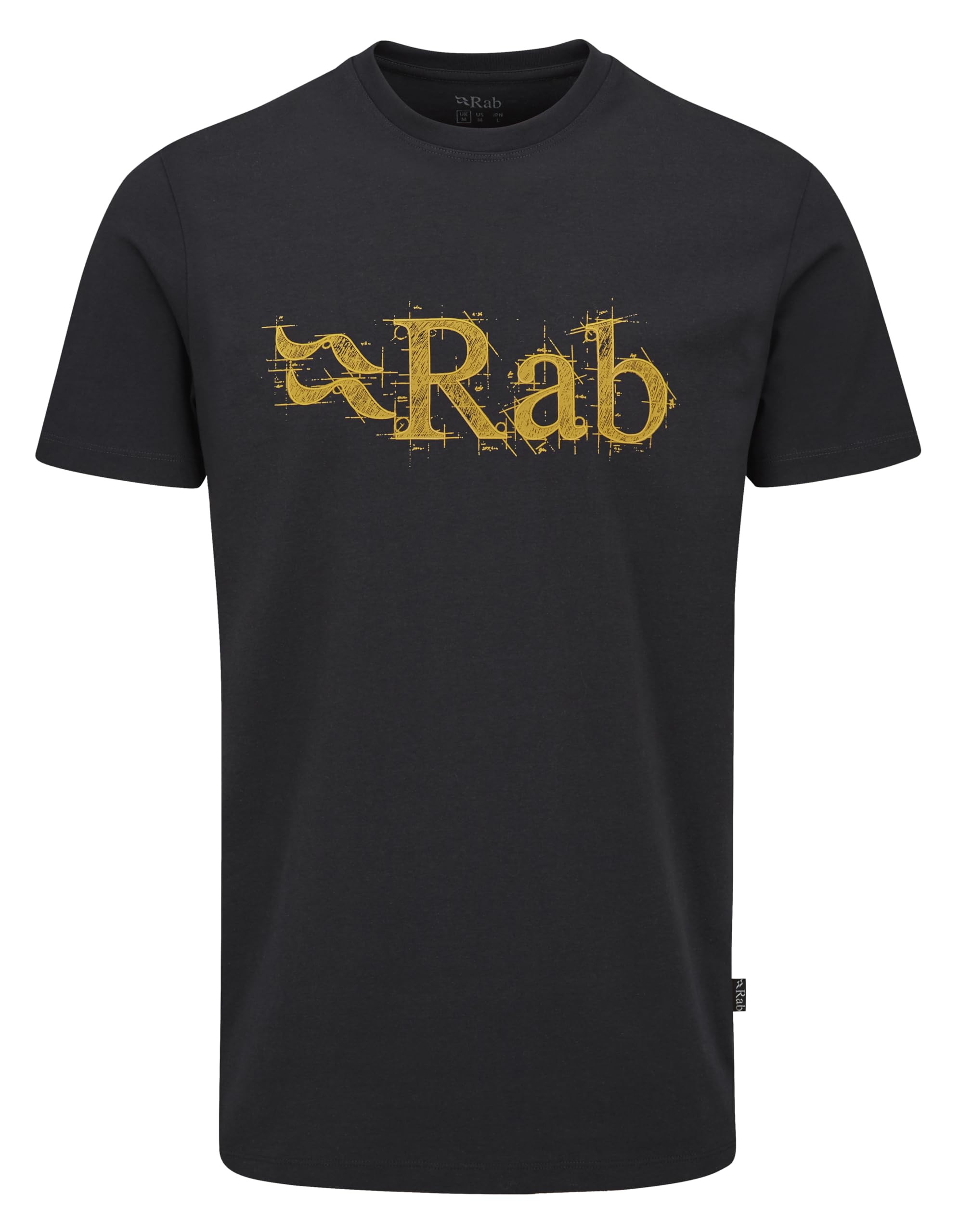 Rab Men's Black Stance Tech Sketch Tee